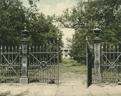 The Gates in La Grange in 1905 vintage print