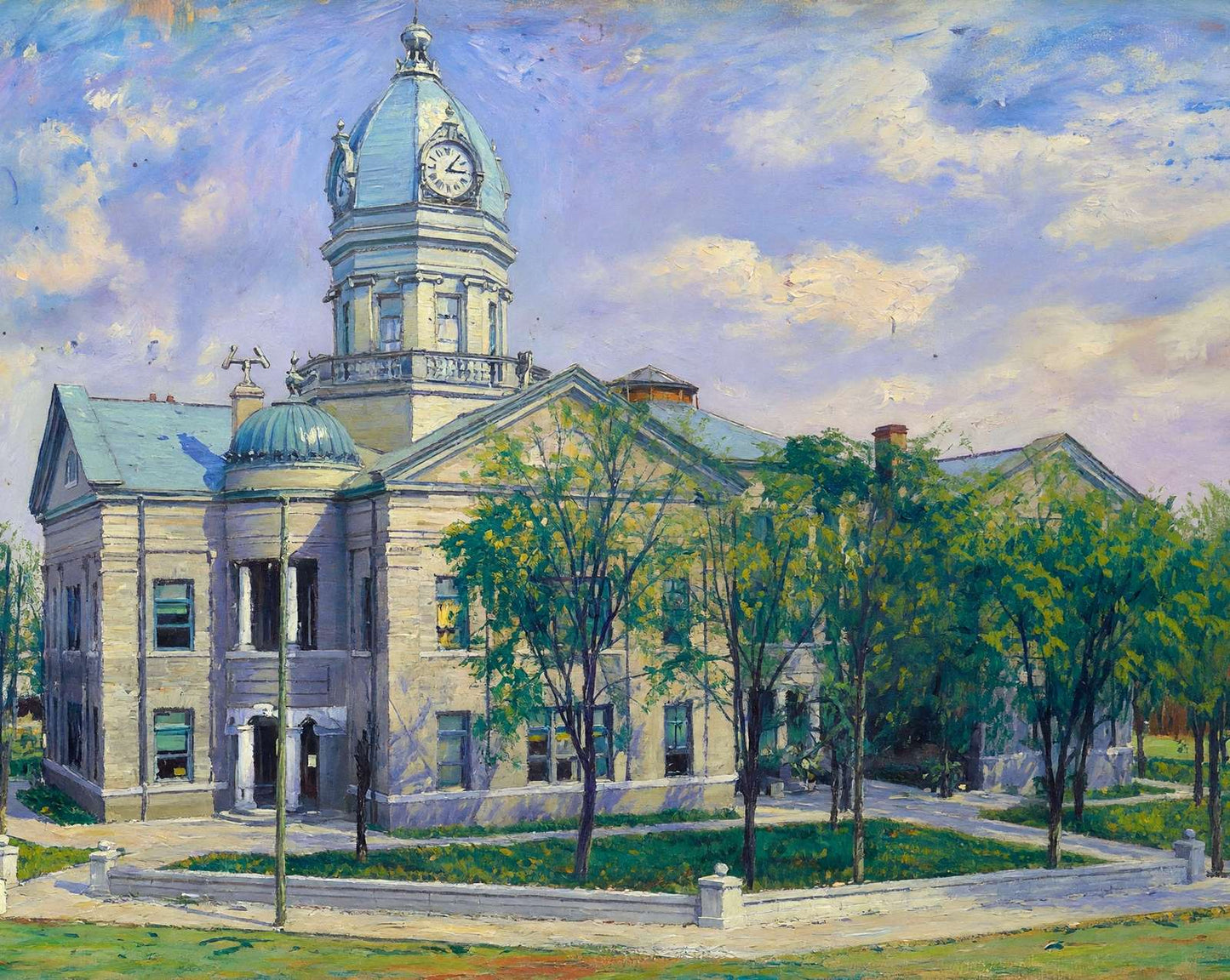 Troup County Court House art print
