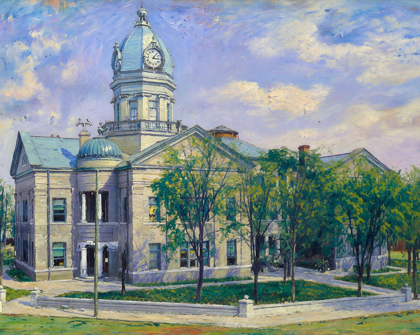 Troup County Court House art print