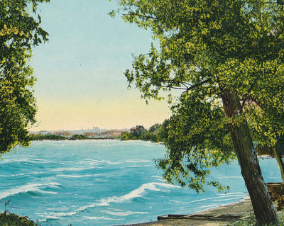 Lake Champlain Showing Burlington