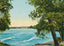 Lake Champlain Showing Burlington VT in 1907 Vintage Print (7 Sizes)