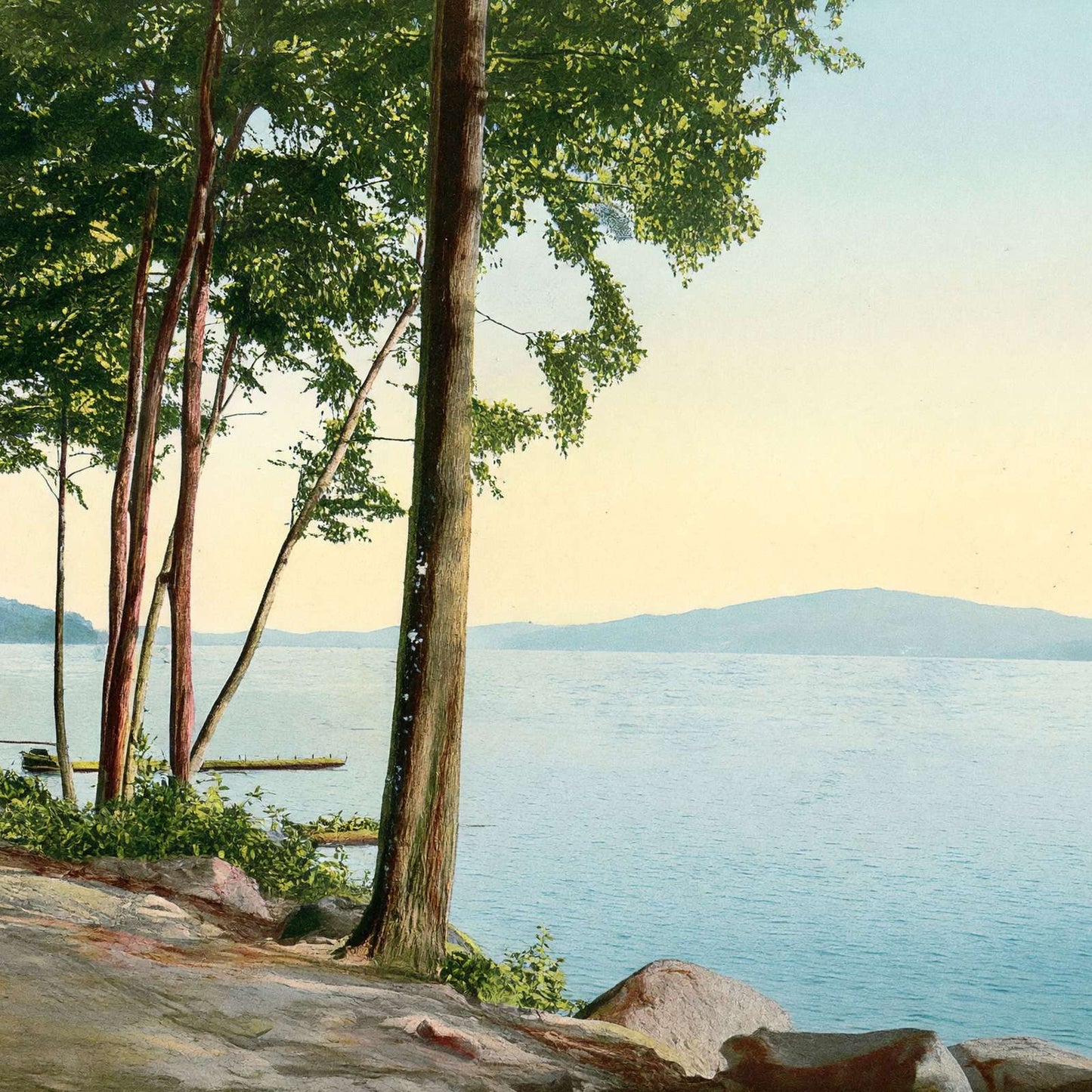 Lake Winnipesaukee the Weirs NH in 1908 Vintage Print (7 Sizes) - High Quality