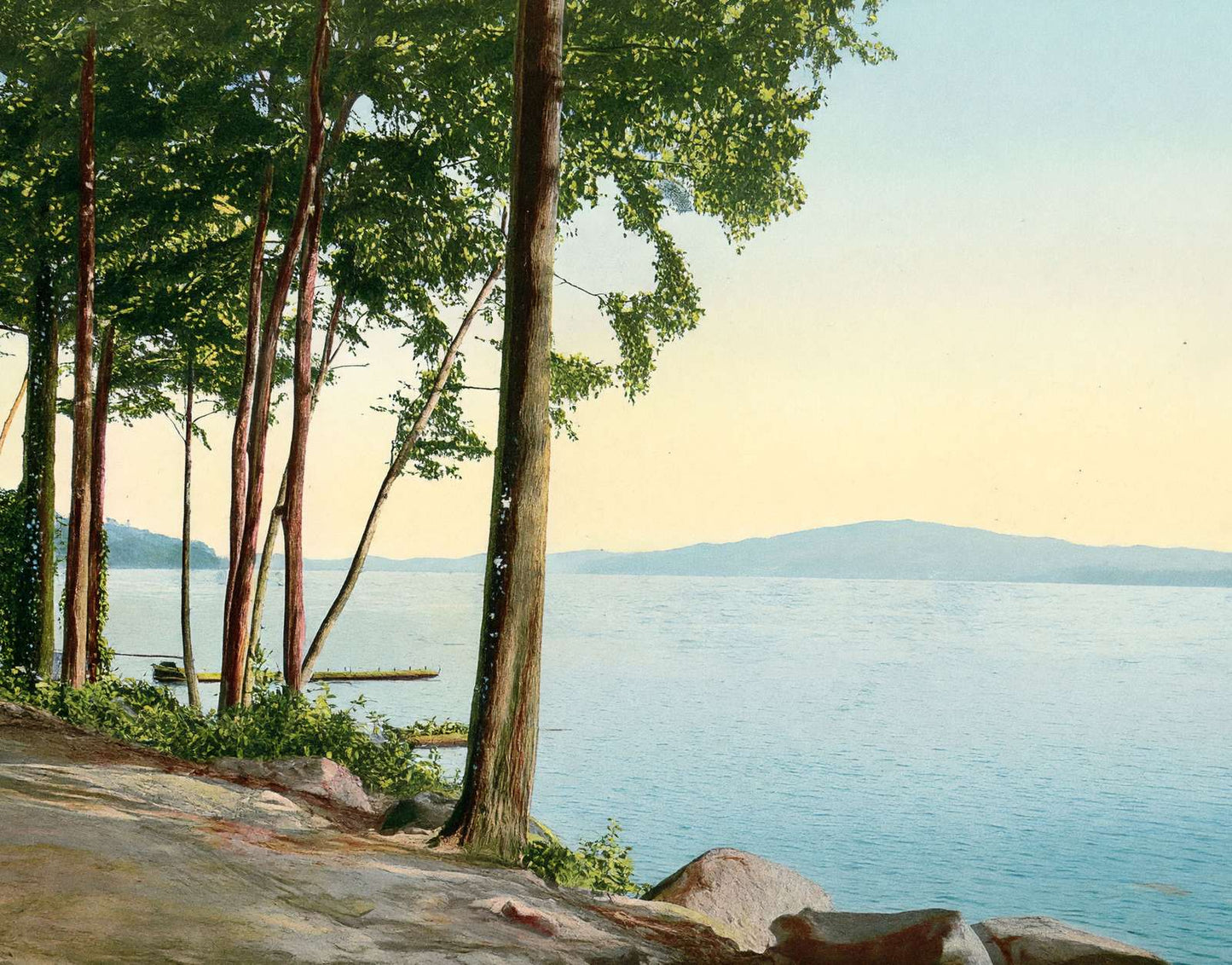 Lake Winnipesaukee the Weirs NH in 1908 Vintage Print (7 Sizes) - High Quality