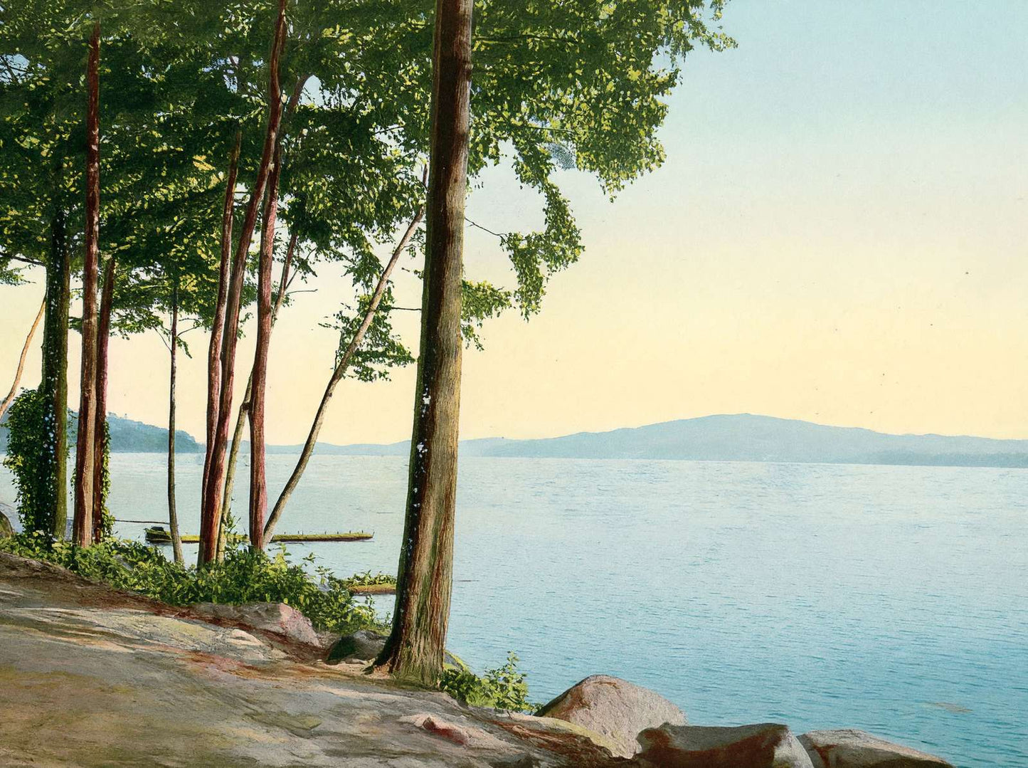 Lake Winnipesaukee the Weirs NH in 1908 Vintage Print (7 Sizes) - High Quality