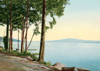 Lake Winnipesaukee the Weirs NH in 1908 Vintage Print (7 Sizes) - High Quality