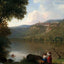 Lake Nemi Painting by George Inness Premium Art Print (6 Sizes) - Retouched