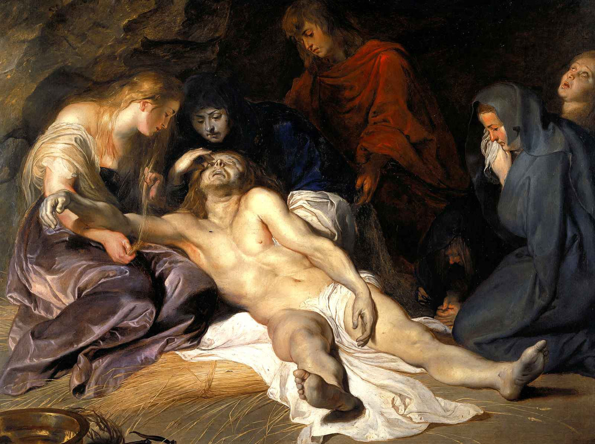 Lament of Christ 1614 Painting by Peter Paul Rubens Fine Art Print (6 Sizes)