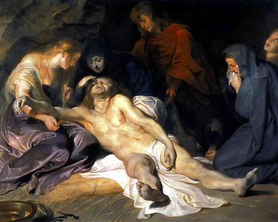 Lament of Christ Painting by Peter Paul Rubens 8x10" Art Print (Premium Print)
