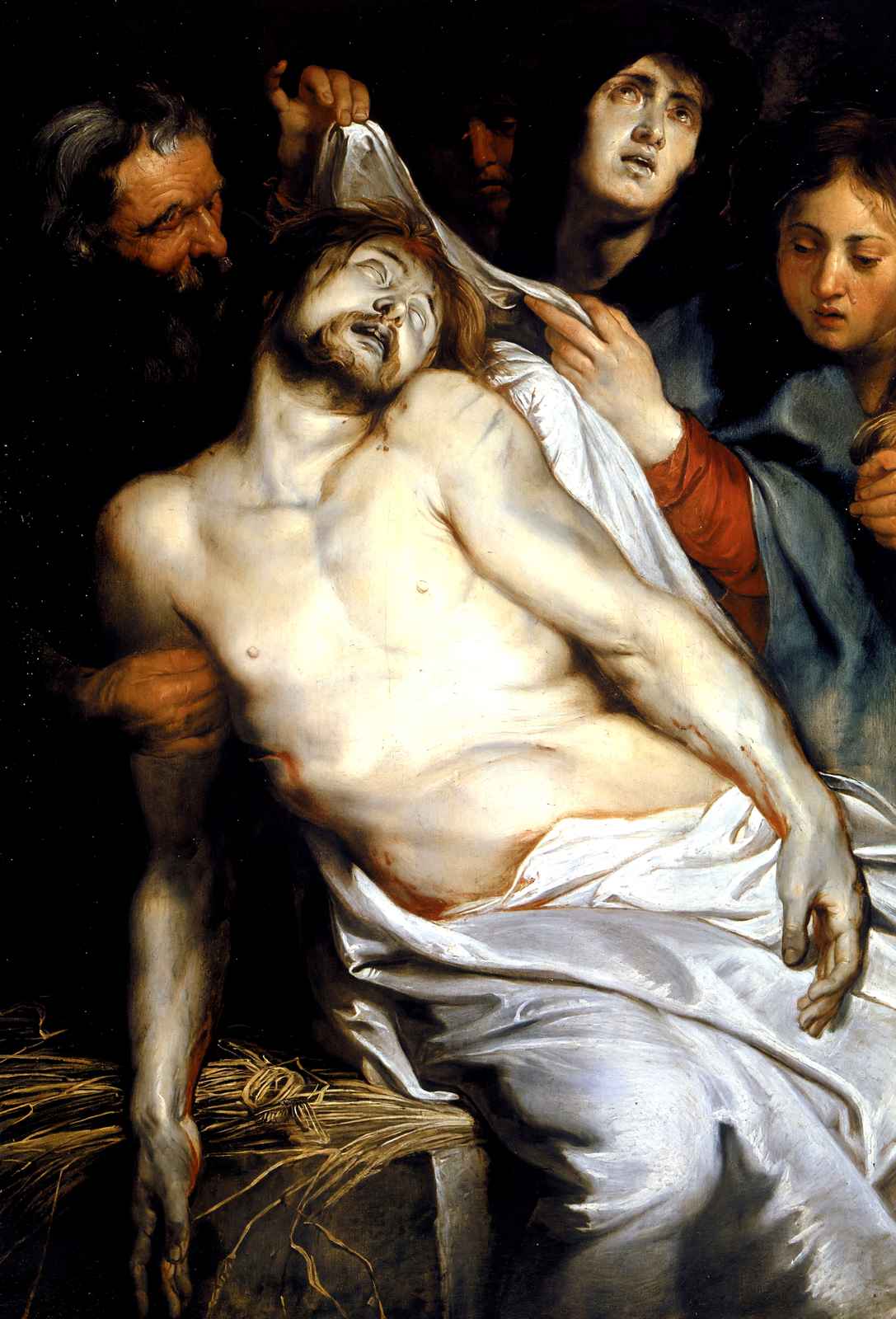 Lamentation (Christ on the Straw) 1618 by Peter Paul Rubens Art Print (6 Sizes)
