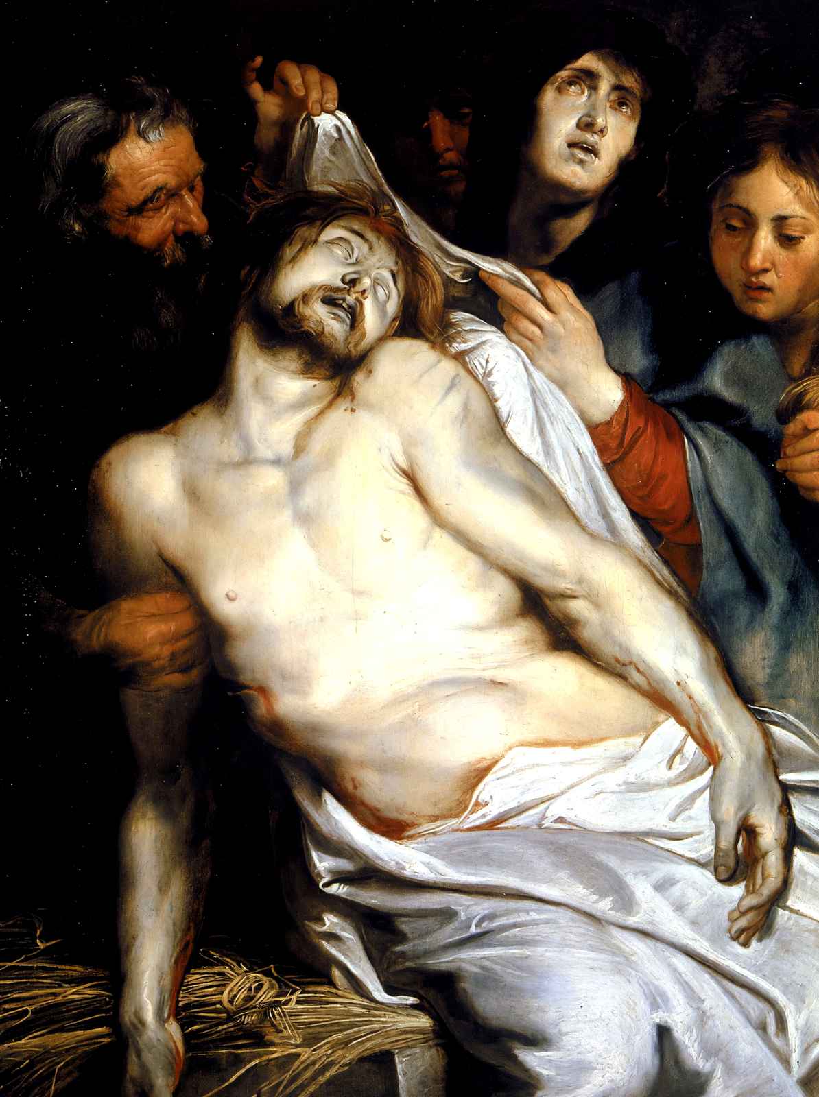 Lamentation (Christ on the Straw) 1618 by Peter Paul Rubens Art Print (6 Sizes)