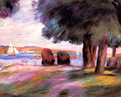 Landscape (1895) fine art print by Pierre-Auguste Renoir (1895)