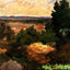 Landscape Fine Art Print 1867 Painting by Paul Cezanne (6 Sizes) - Restored
