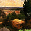 Landscape Fine Art Print 1867 Painting by Paul Cezanne (6 Sizes) - Restored
