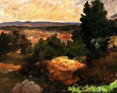 Landscape (1867) painting print by Paul Cezanne (1867)