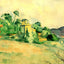 Landscape at Midday Fine Art Print 1887 Painting by Paul Cezanne (6 Sizes)