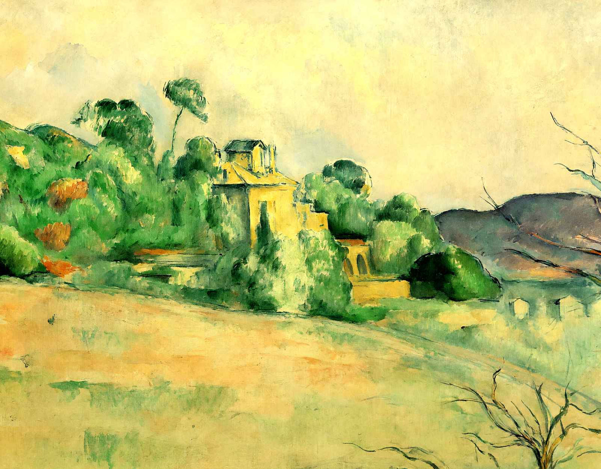 Landscape at Midday Fine Art Print 1887 Painting by Paul Cezanne (6 Sizes)