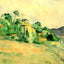 Landscape at Midday Fine Art Print 1887 Painting by Paul Cezanne (6 Sizes)