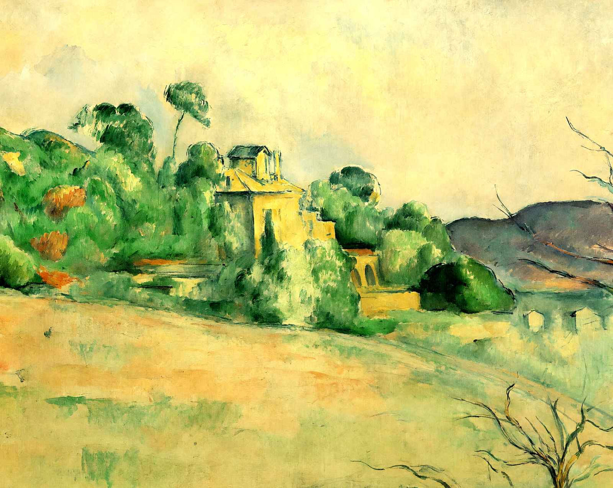 Landscape at Midday fine art print by Paul Cezanne (1887)