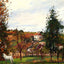 Landscape with a White Horse in a Field, L'Ermitage 1872 Art Print (6 Sizes)