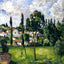 Landscape with Waterline 1879 Painting by Paul Cezanne Fine Art Print (6 Sizes)