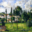 Landscape with Waterline art print by Paul Cezanne (1879)