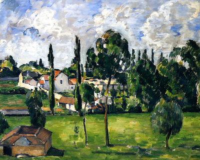 Landscape with Waterline art print by Paul Cezanne (1879)