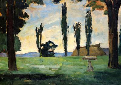 Landscape 1866 Painting by Paul Cezanne Fine Art Print (6 Sizes) - High Quality