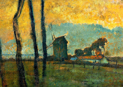 Landscape at Valery-Sur-Somme Fine Art Print 1854 by Edgar Degas (6 Sizes)