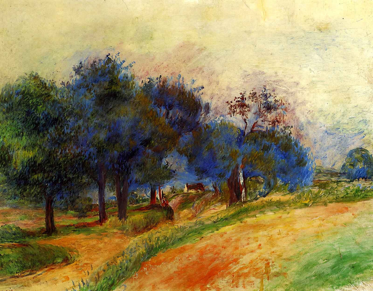 Landscape 1883 Painting by Pierre-Auguste Renoir Fine Art Print (6 Sizes)
