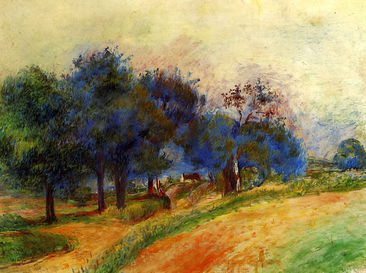 Landscape 1883 Painting by Pierre-Auguste Renoir Fine Art Print (6 Sizes)