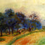 Landscape art print by Pierre-Auguste Renoir (1883)