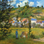 Landscape at Chaponval art print by Camille Pissarro (1880)