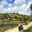 Landscape Near Pontoise, the Auvers Road Art Print 1881 by Pissarro (6 Sizes)