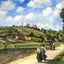 Landscape Near Pontoise, the Auvers Road Art Print 1881 by Pissarro (6 Sizes)