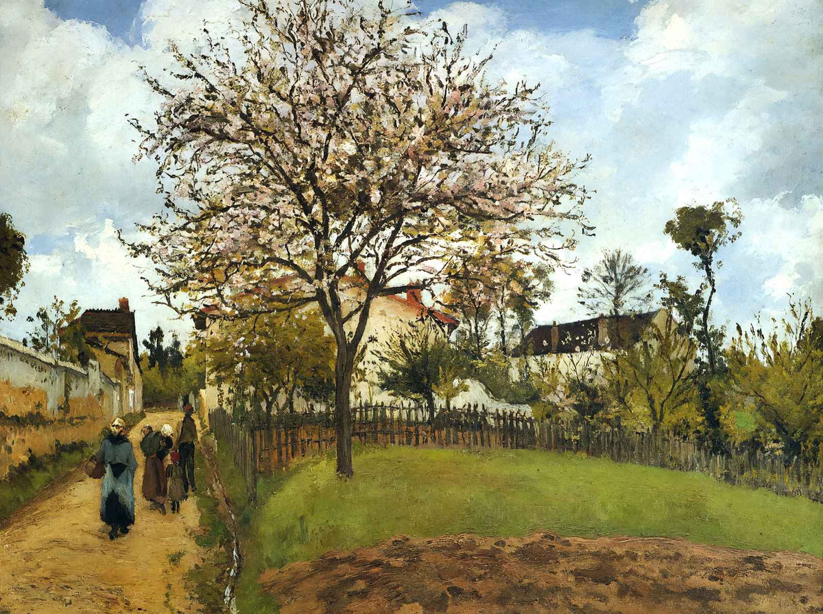 Landscape at Louveciennes Fine Art Print 1870 by Camille Pissarro (6 Sizes)