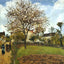 Landscape at Louveciennes art print by Camille Pissarro (1870)