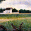 Landscape in the Ile-De-France art print by Georges Seurat (1882)