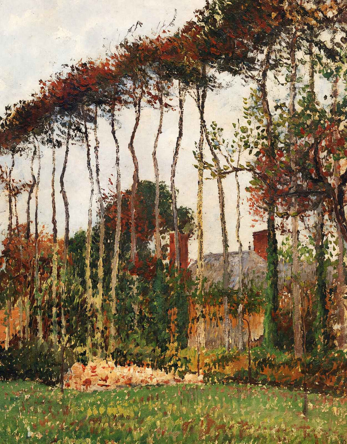 Landscape at Varengeville 1899 Painting by Camille Pissarro Art Print (6 Sizes)