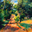 Landscape Near Varengeville Art Print 1885 by Pierre-Auguste Renoir (6 Sizes)
