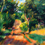 Landscape Near Varengeville Art Print 1885 by Pierre-Auguste Renoir (6 Sizes)