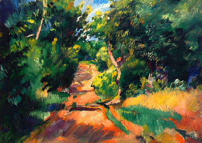 Landscape Near Varengeville Art Print 1885 by Pierre-Auguste Renoir (6 Sizes)