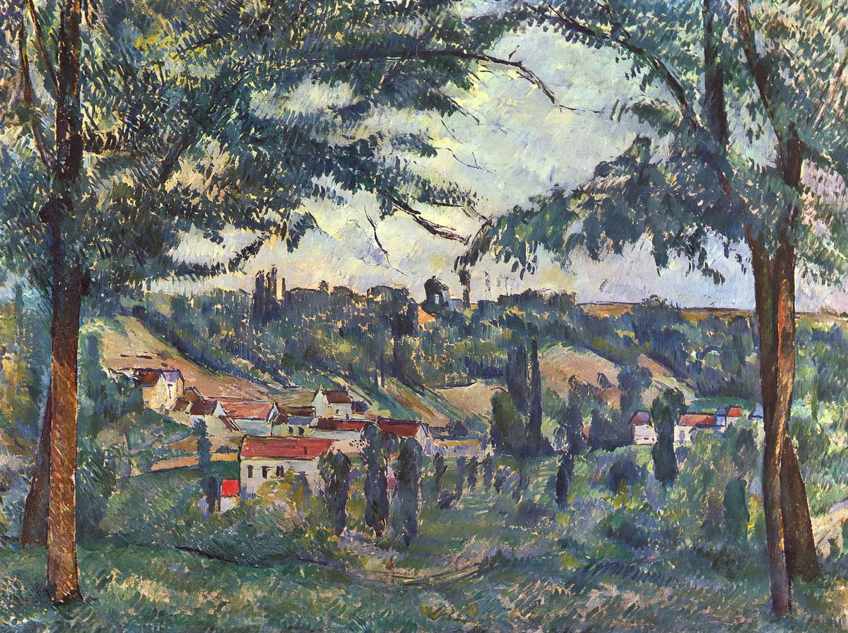Landscape 1882 Painting by Paul Cezanne Art Print (6 Sizes) - Premium Quality