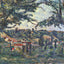 Landscape painting by Paul Cezanne (1882)