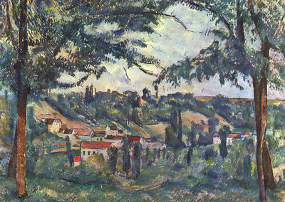 Landscape 1882 Painting by Paul Cezanne Art Print (6 Sizes) - Premium Quality