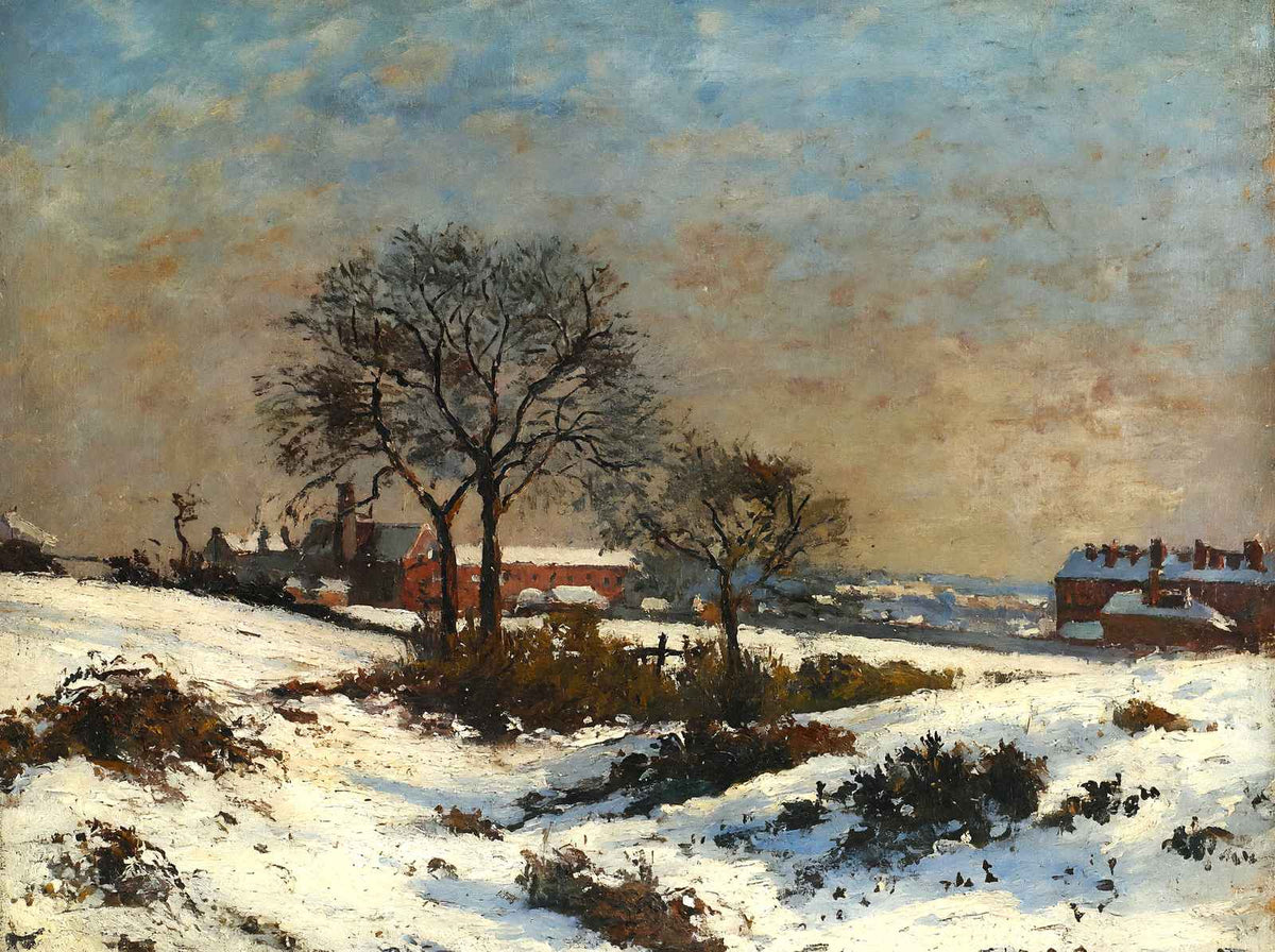 Landscape Under Snow, Upper Norwood Art Print 1871 by Camille Pissarro (6 Sizes)
