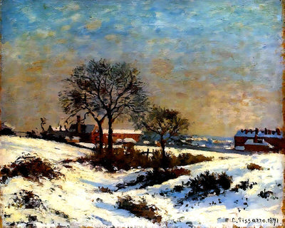 Landscape Under Snow