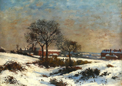 Landscape Under Snow, Upper Norwood Art Print 1871 by Camille Pissarro (6 Sizes)