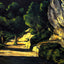 Landscape (1870) fine art print by Paul Cezanne (1870)