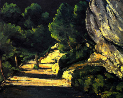 Landscape (1870) fine art print by Paul Cezanne (1870)
