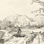 Landscape with a Shepherd and a Dog Art Print 1653 by Rembrandt (6 Sizes)